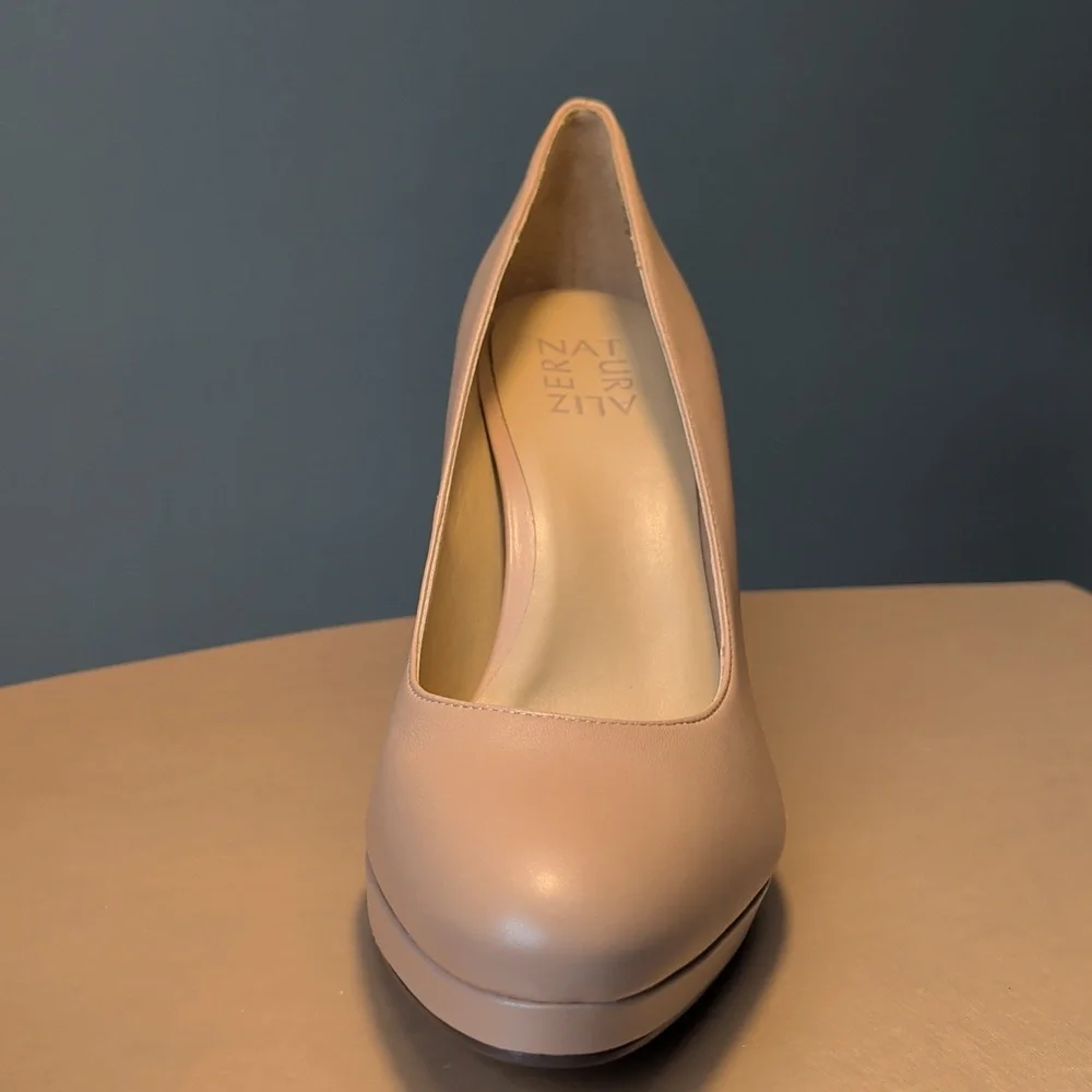 Naturalizer Teresa Leather Platform Pump In Gingersnap New Size 8.5 $120 Online